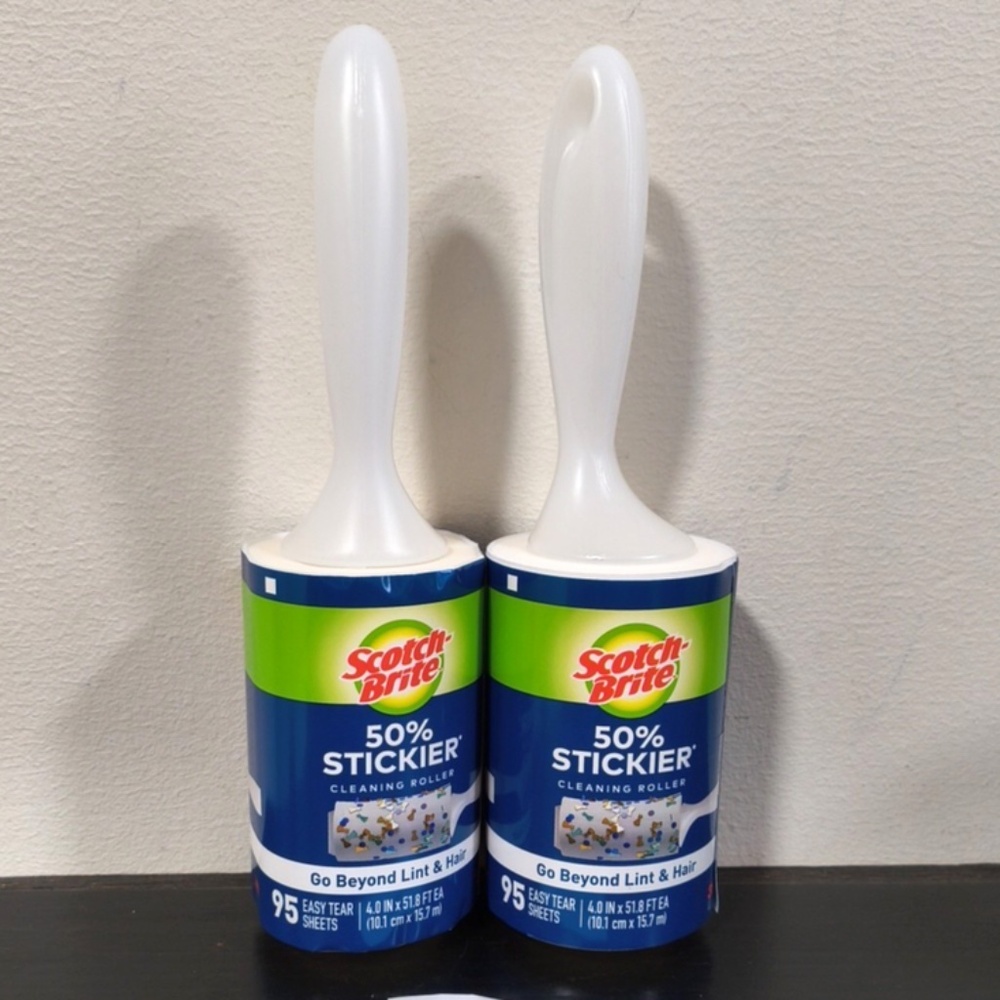 Scotch - Brite Lint Roller 50% stickier, 95 Sheet x2